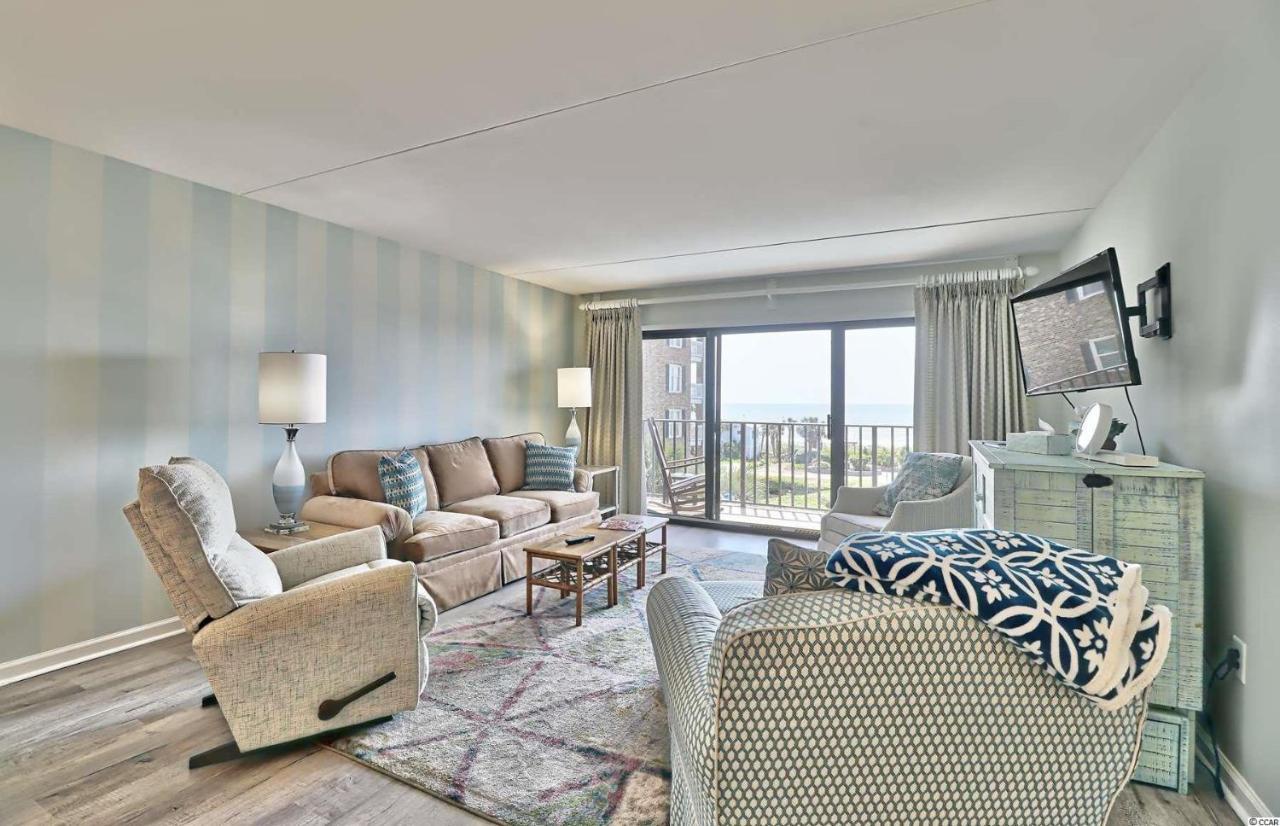 Cabana One Unit 302 - 3Rd Floor Oceanfront Condo - Sleeps 6! 2 Bed, 2 Bath Миртл-Бич Экстерьер фото